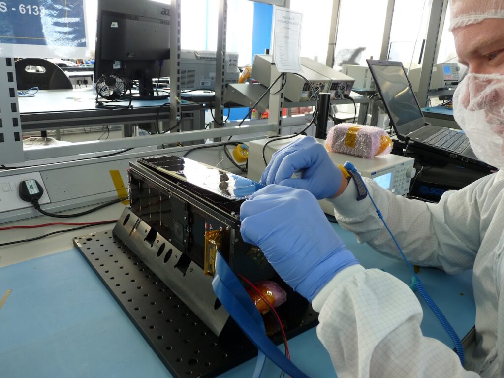 SeaHawk being worked on in the lab. 